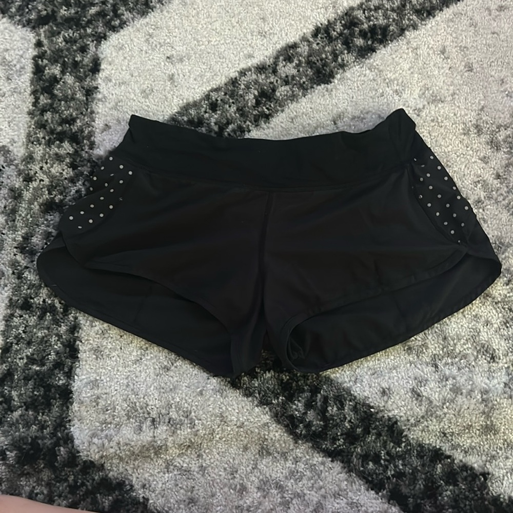 black speed ups with polka dots